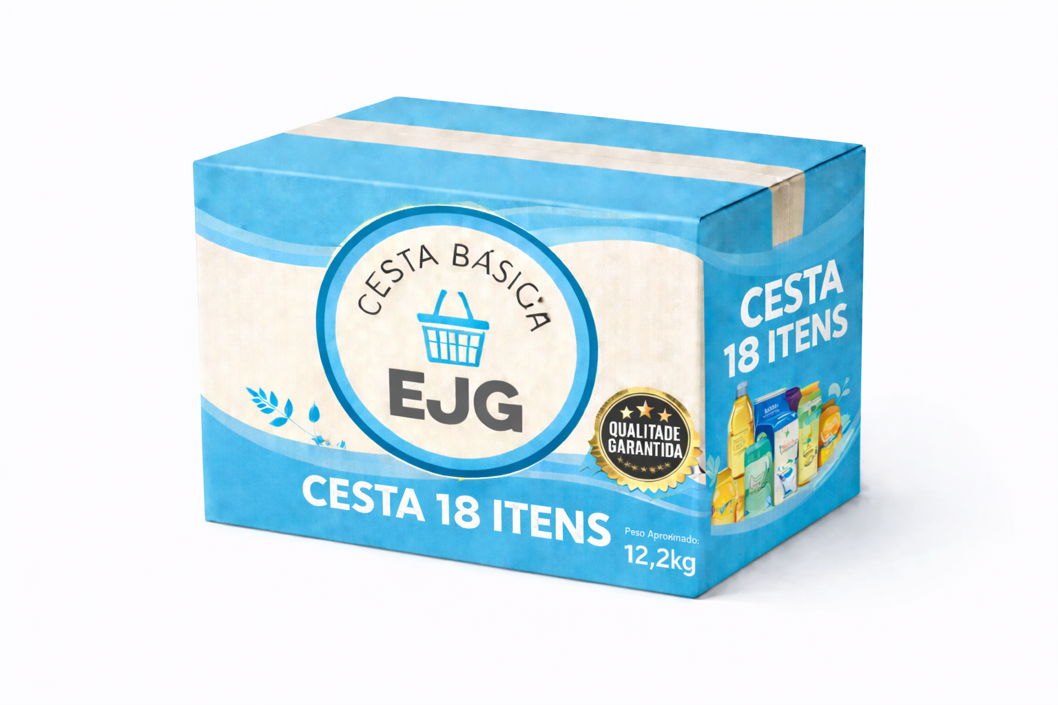 CESTA FAMILIA DOAÇÃO KIT 4