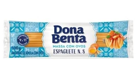 MACARRÃO ESPAGUETE DONA BENTA 500G