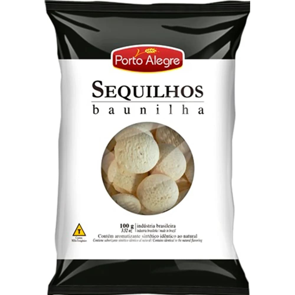 Sequilhos Porto Alegre Baunilha 80 g