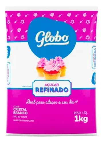 AÇUCAR REFINADO GLOBO 1KG