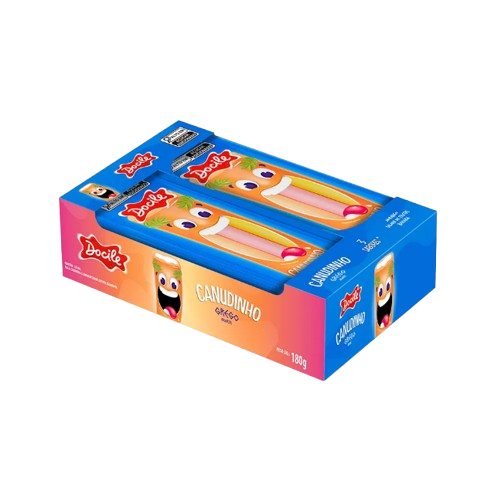 CANUDINHO IOGURTE GREGO 3 SABORES COM 12 UNIDADES DOCILE 